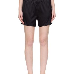 Tom Ford Black Silk Boxers Shorts Size XXS